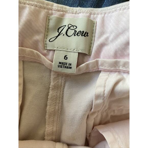 J.‎ Crew Women's 6 Light Pink Bermuda Chino Shorts Preppy Coastal Resort Summer - Picture 6 of 9